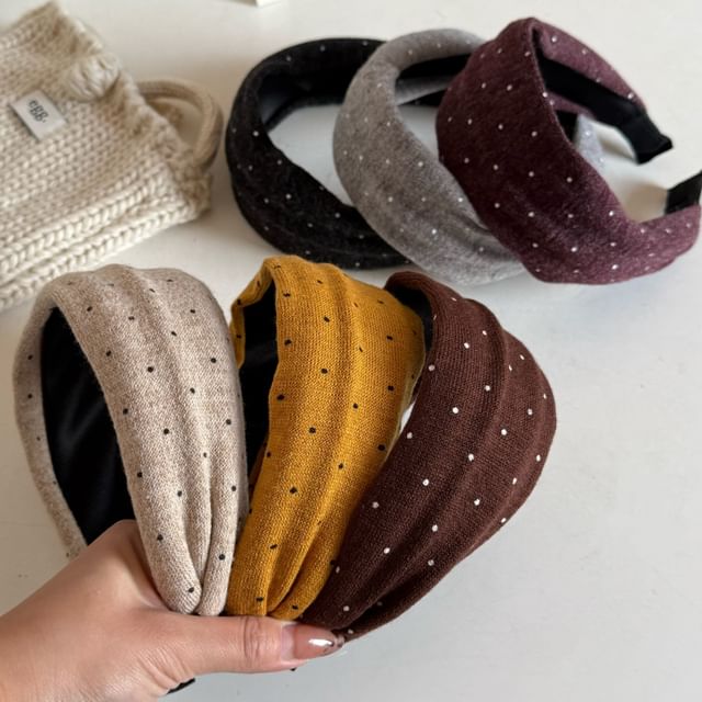 Mentosi-Polka Dot Fabric Headband
