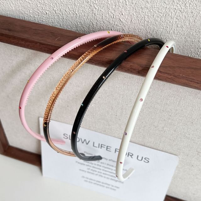 Mentosi-Rhinestone Headband
