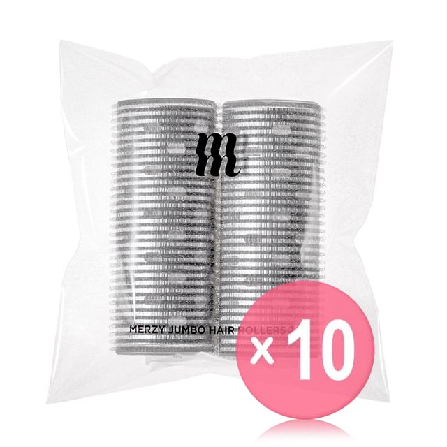 MERZY-Jumbo Hair Rollers 10pcs Bundle Set
