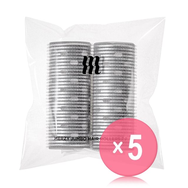 MERZY-Jumbo Hair Rollers 5pcs Bundle Set
