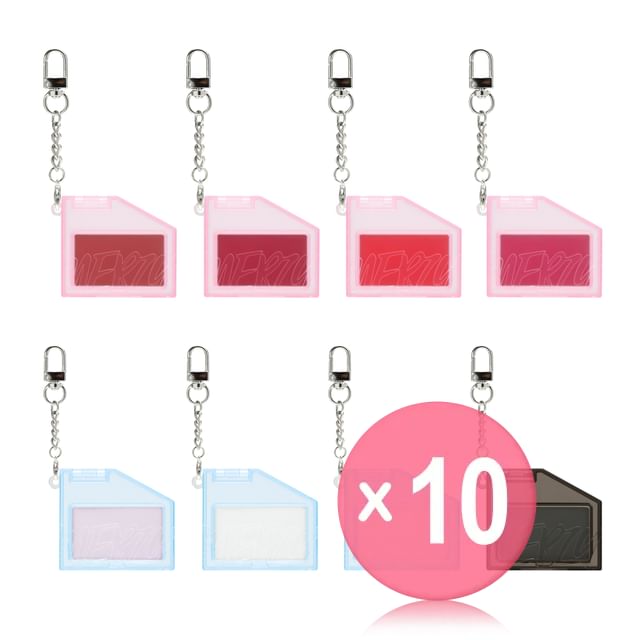 MERZY-Lets Wearing Lip Cheek Keyring - 8 Colors 10pcs Bundle Set