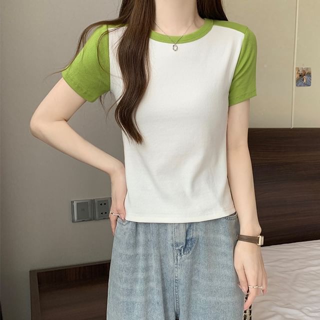 Metonymph-Short-Sleeve Raglan T-Shirt