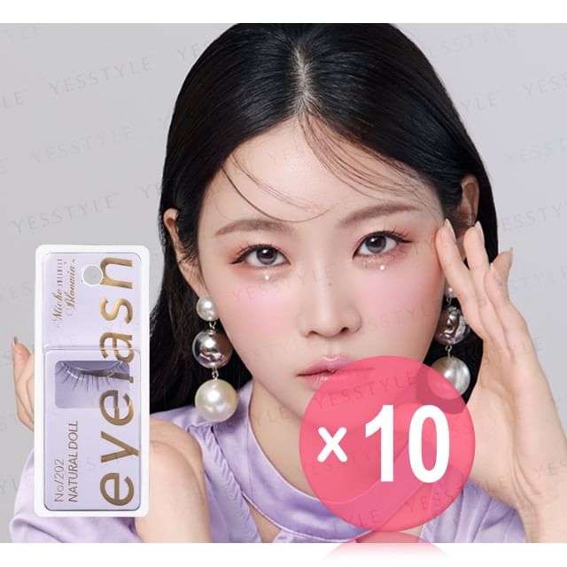 Miche Bloomin-Eyelash Infinity Line 202 Natural Doll 10pcs Bundle Set