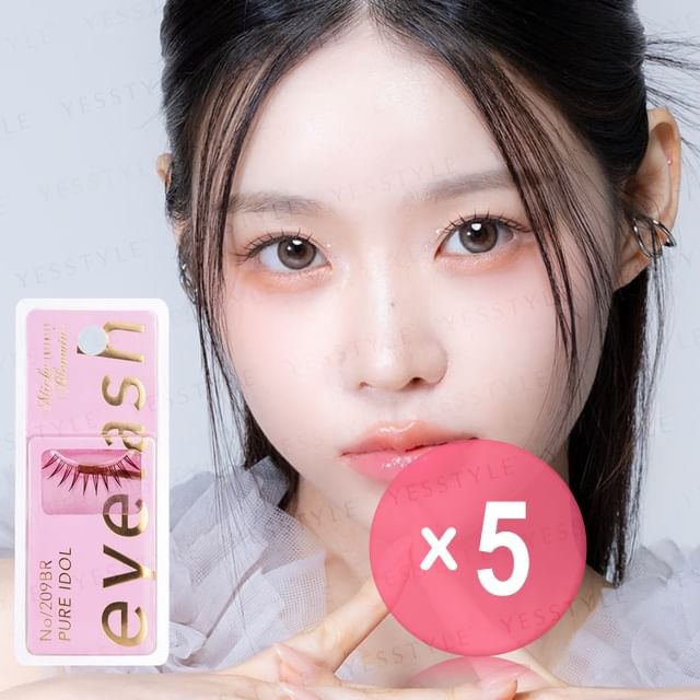Miche Bloomin-Eyelash Infinity Line 209 BR Pure Idol 5pcs Bundle Set