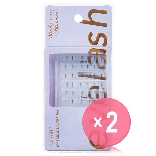 Miche Bloomin-Eyelash Infinity Line Self Extensions 602 Natural Under Ext 2pcs Bundle Set