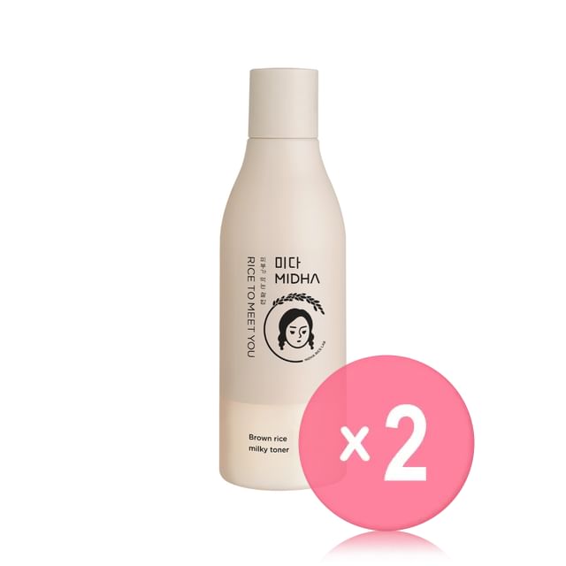 MIDHA-Brown Rice Milky Toner 2pcs Bundle Set