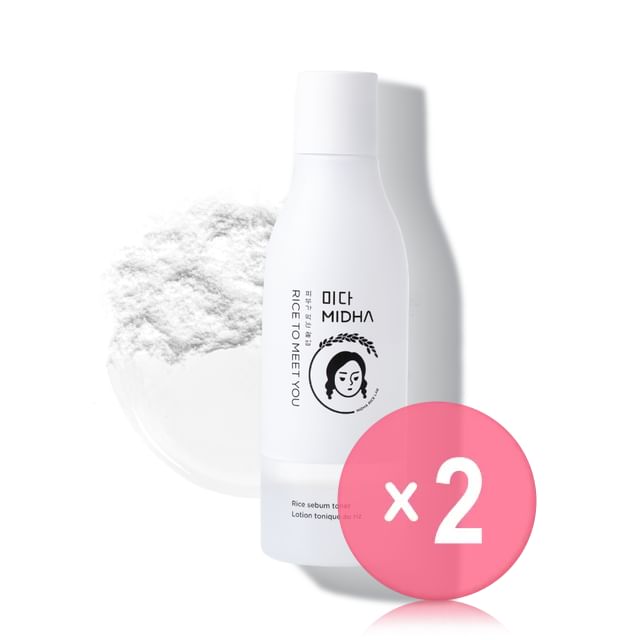 MIDHA-Rice Sebum Toner 2pcs Bundle Set