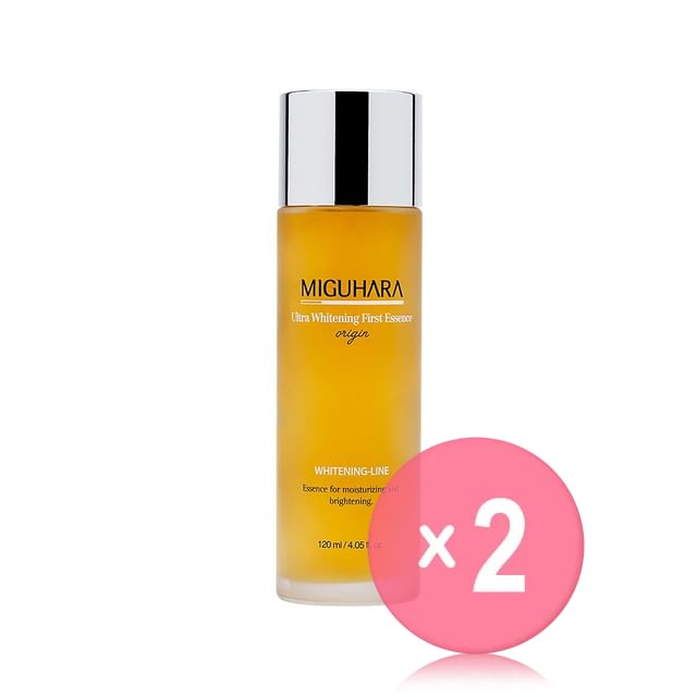 MIGUHARA-Ultra Whitening First Essence Origin 2pcs Bundle Set