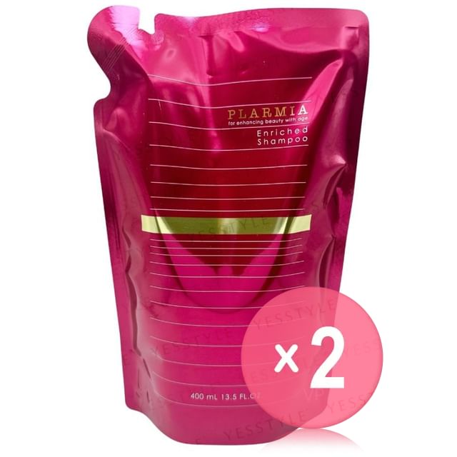 MILBON-Plarmia Enriched Shampoo Refill 2pcs Bundle Set