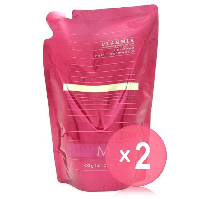 MILBON-Plarmia Enriched Treatment M Refill 2pcs Bundle Set