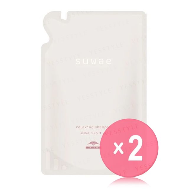 MILBON-Suwae Relaxing Shampoo Refill 2pcs Bundle Set