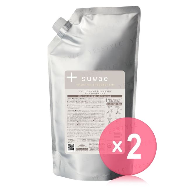 MILBON-Suwae Relaxing Treatment Refill Jumbo 2pcs Bundle Set