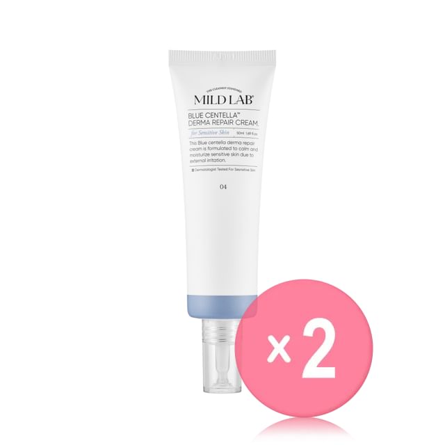 MILDLAB-Blue Centella Derma Repair Cream 2pcs Bundle Set