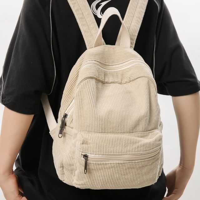 Milha-Corduroy Backpack
