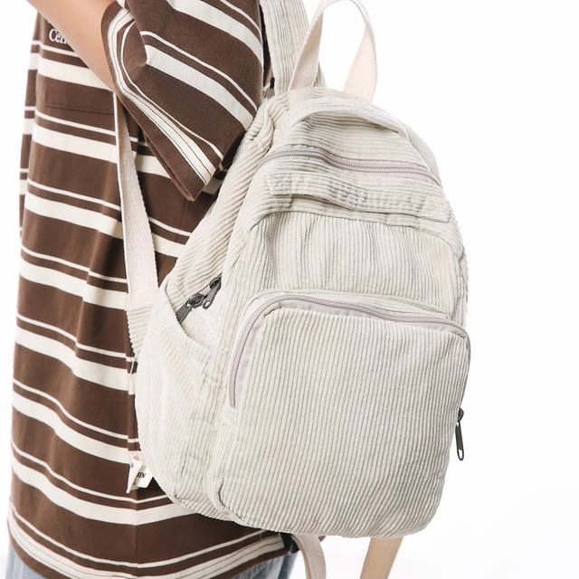 Milha-Corduroy Backpack
