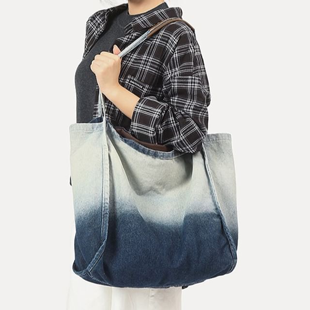 Milha-Denim Canvas Tote Bag