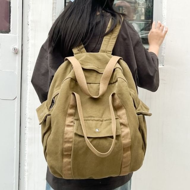 Milha-Washed Canvas Backpack