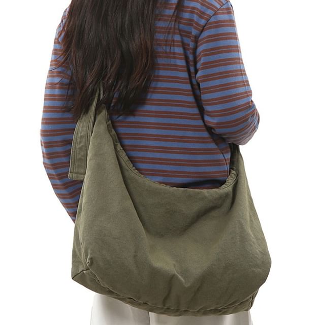 Milha-Washed Canvas Crossbody Bag