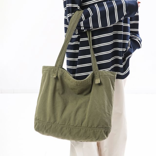 Milha-Washed Canvas Tote Bag