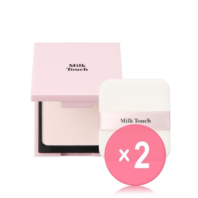 Milk Touch-All-Day Perfect Blurring Fixing Pact 2pcs Bundle Set