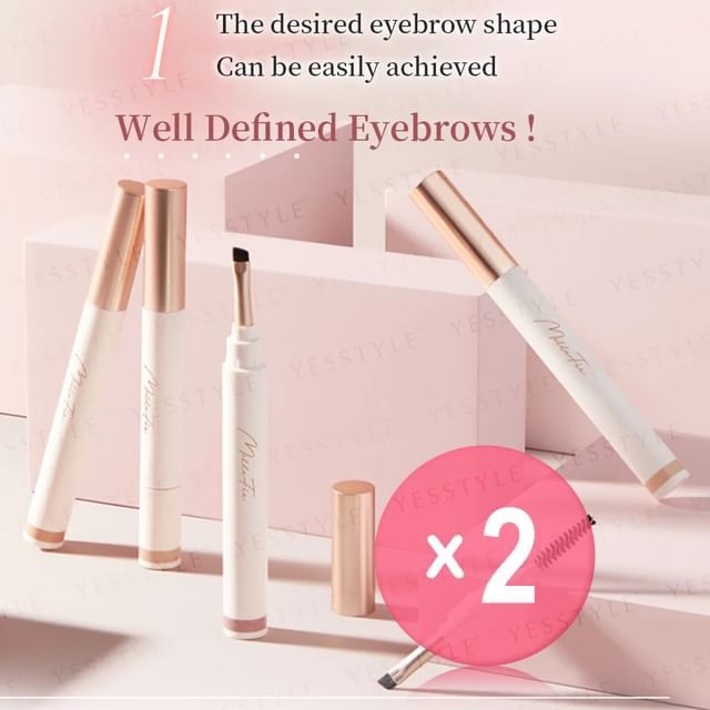 MilleFee-Airy Brow Mousse 2pcs Bundle Set