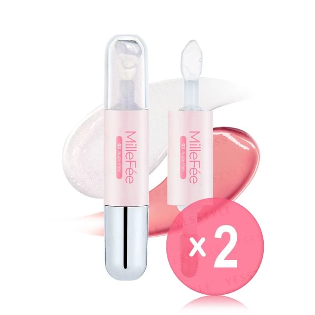 MilleFee-Idol 2in1 Lip Tint 2pcs Bundle Set