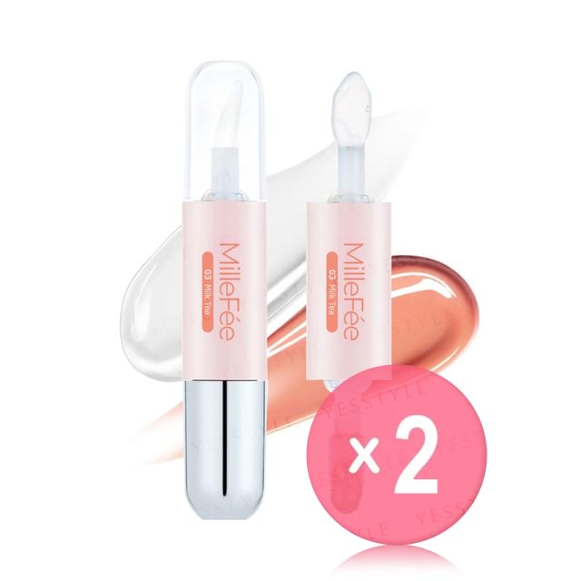 MilleFee-Idol 2in1 Lip Tint 2pcs Bundle Set
