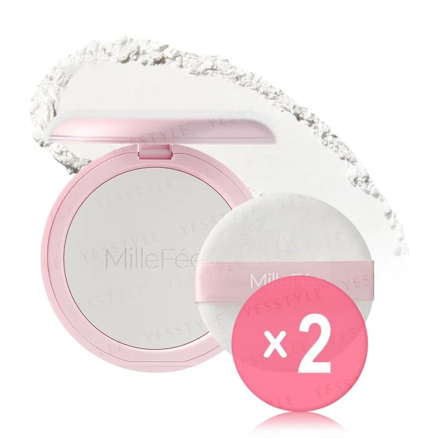 MilleFee-Idol Filter Powder 01 Clear White 2pcs Bundle Set