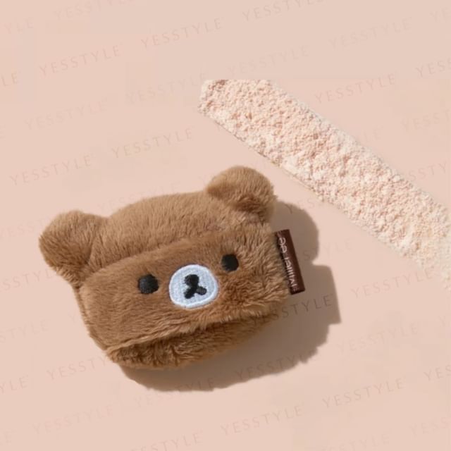 MilleFee-San-X Rilakkuma Chairoikoguma Airy Powder Puff - Esponja de Pó-1 Unid
