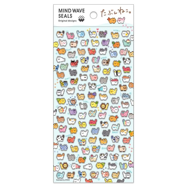 MIND WAVE-Cat Mini Clear Stickers