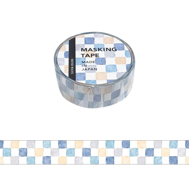 MIND WAVE-Check Pattern Masking Tape Type 30