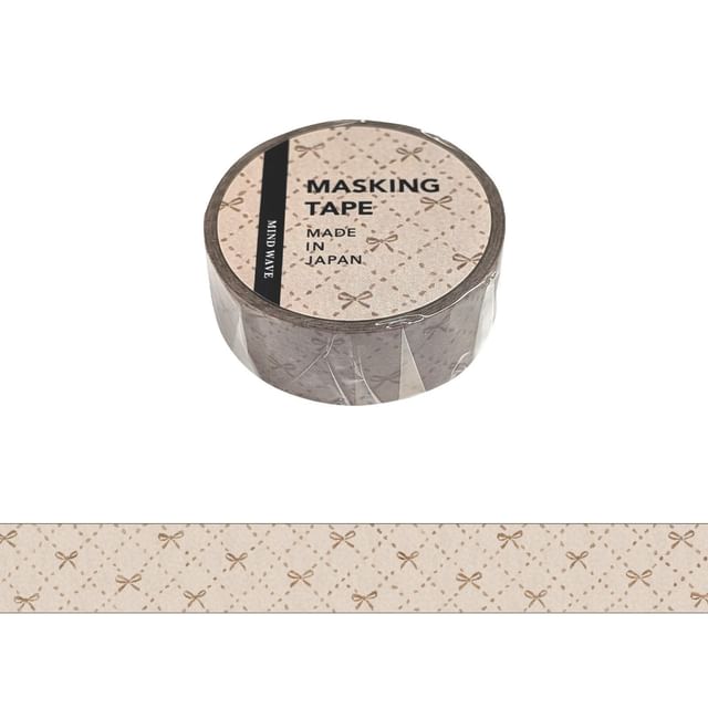 MIND WAVE-Check Pattern Masking Tape Type 34 Ribbon