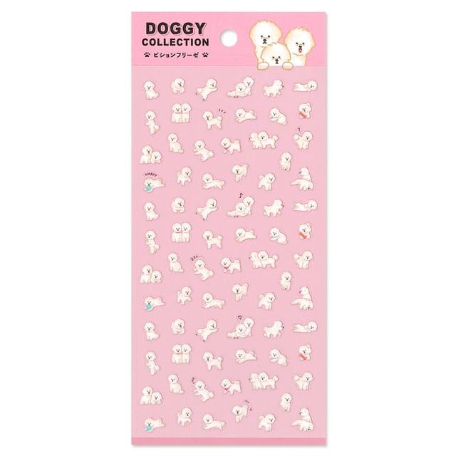 MIND WAVE-Doggy Collection Sticker Bichon Frise