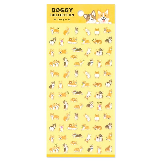 MIND WAVE-Doggy Collection Sticker Corgi