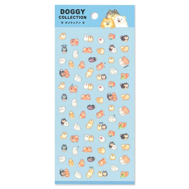 MIND WAVE-Doggy Collection Sticker Pomeranian