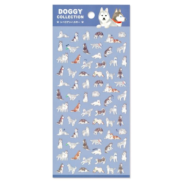 MIND WAVE-Doggy Collection Sticker Siberian Husky