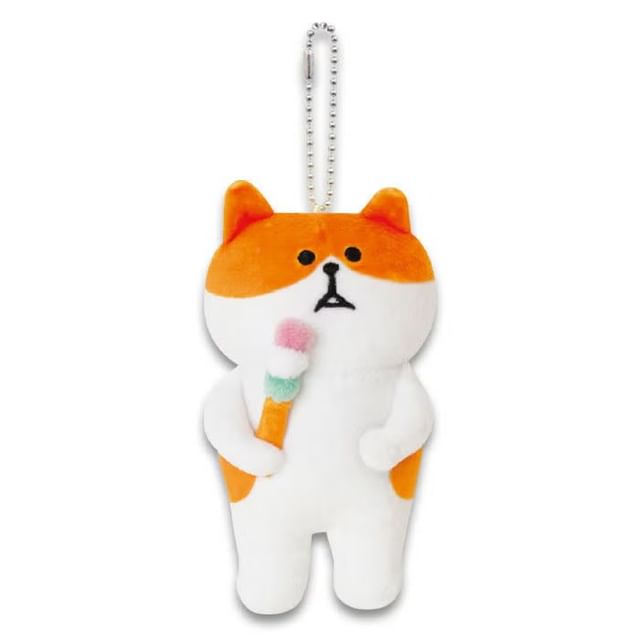 MIND WAVE-Gorogoro Nyansuke Cat Dango Plush Bag Charm Keyring