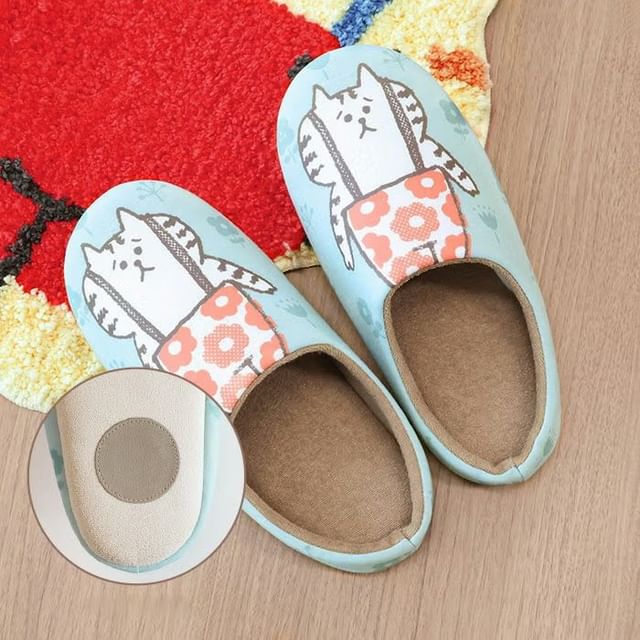 MIND WAVE-Gorogoro Nyansuke Cat Home Slippers