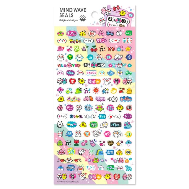 MIND WAVE-Heisei Mini Clear Stickers