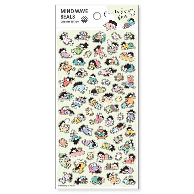 MIND WAVE-Lazy Holiday Sticker-1 Pc
