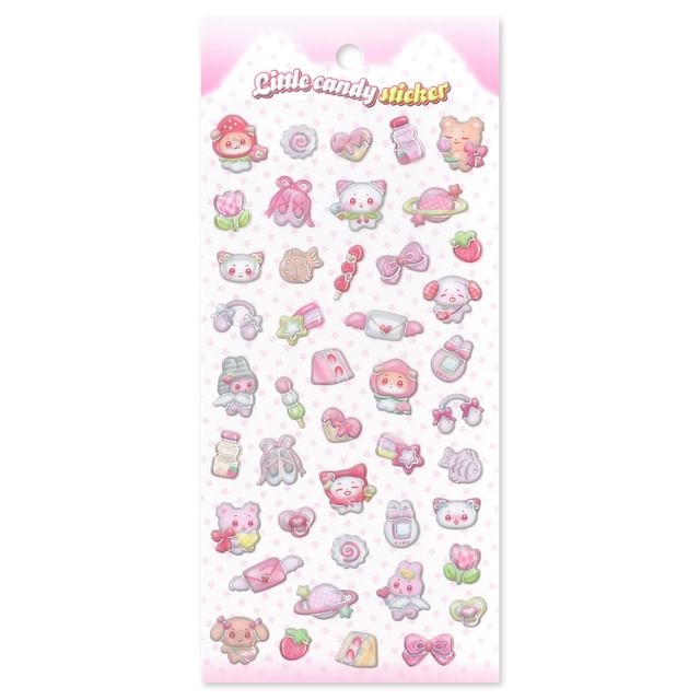MIND WAVE-Little Candy Sticker pink