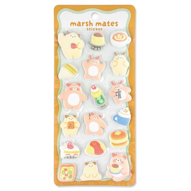 MIND WAVE-Marsh Mates Flocky Sticker Dog Cafe