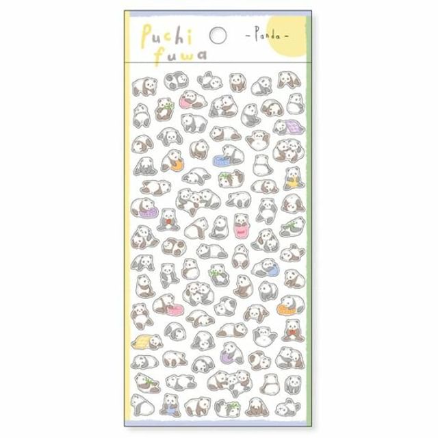 MIND WAVE-Mini Fluffy-Style Animal Sticker Panda