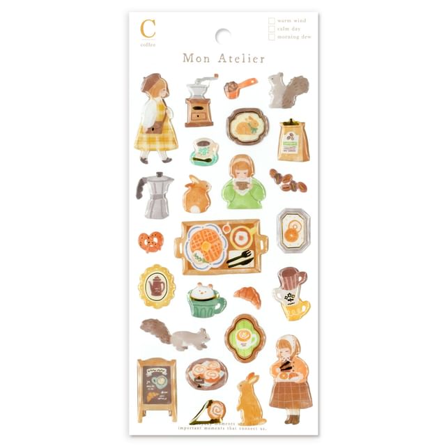 MIND WAVE-Mon Atelier Sticker coffee-1 Pc
