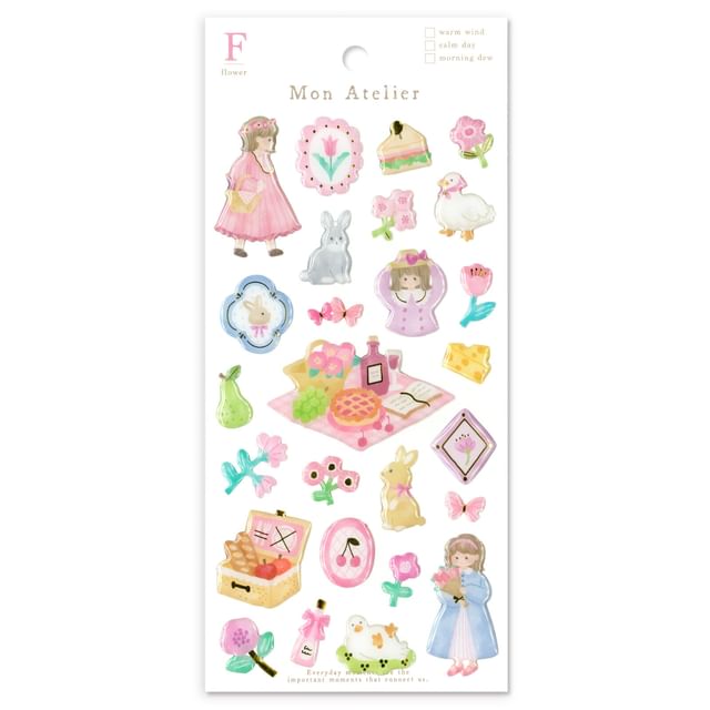 MIND WAVE-Mon Atelier Sticker flower
