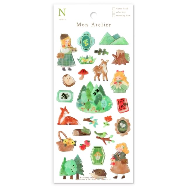 MIND WAVE-Mon Atelier Sticker nature