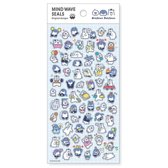 MIND WAVE-Nitchimo Satchimo Mini Stickers