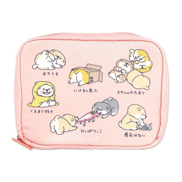 MIND WAVE-Shiba Dog Pouch