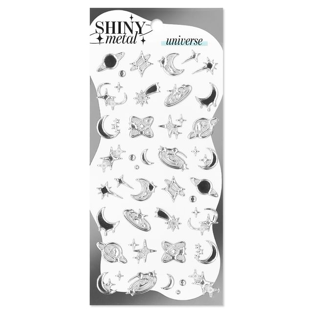 MIND WAVE-Shiny Metal Sticker universe
