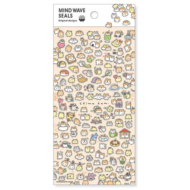 MIND WAVE-Small Hamster Mini Stickers